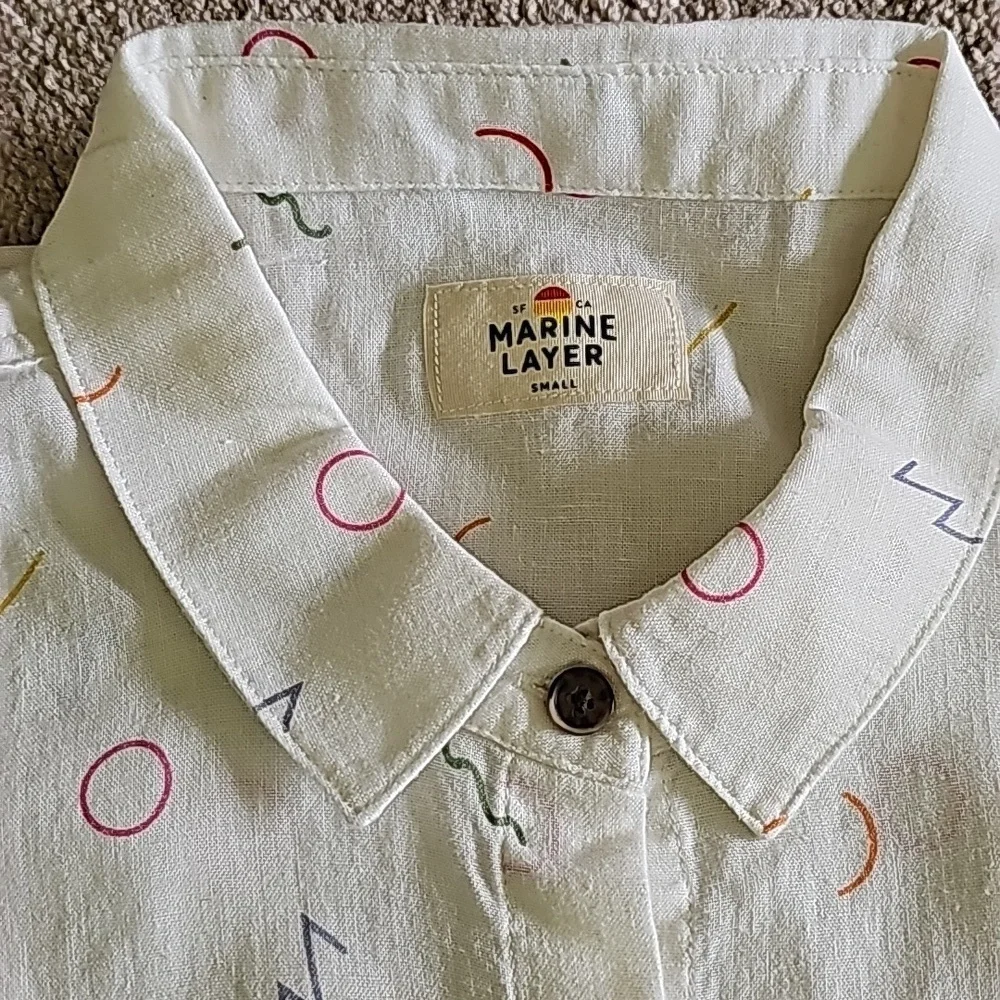 Marine Layer Dana SS shirt - Picture 5 of 9